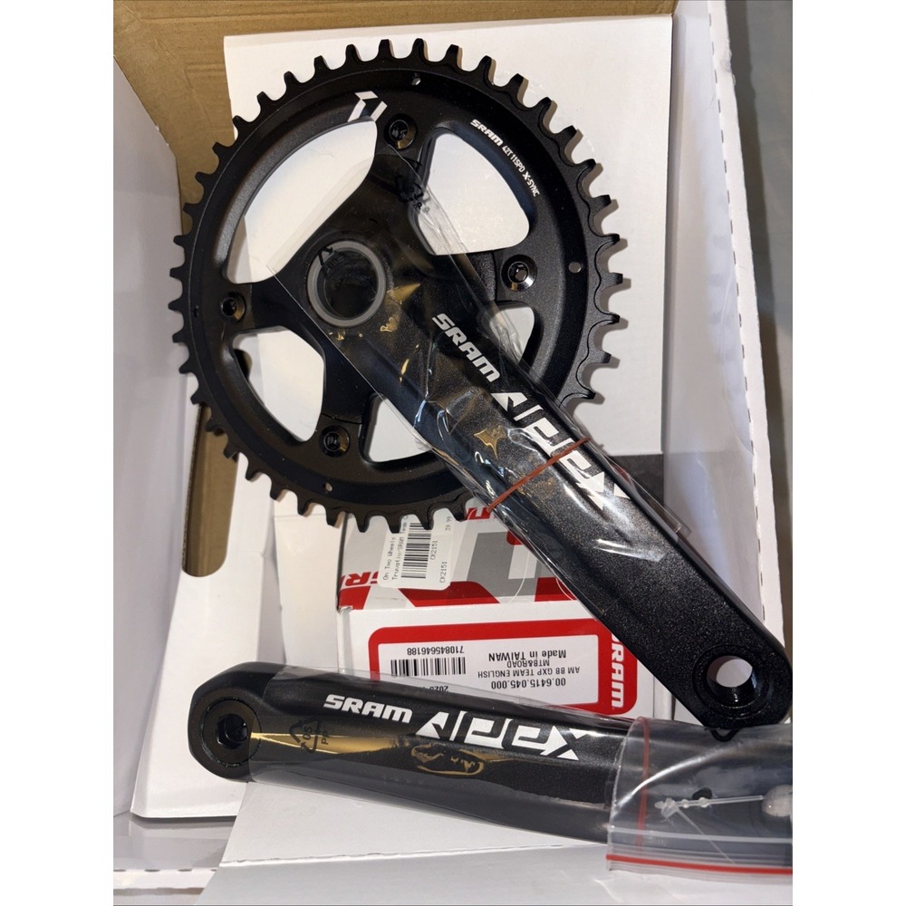 Sram Apex 1 GXP Crankset‎ 10/11 speed 170 Asymmetry 42T Black